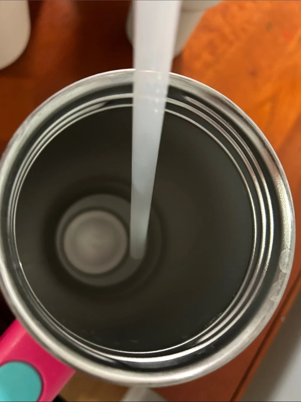 Stanley Hot Pink Travel Mug with Handle and Straw - Picture 6 of 6